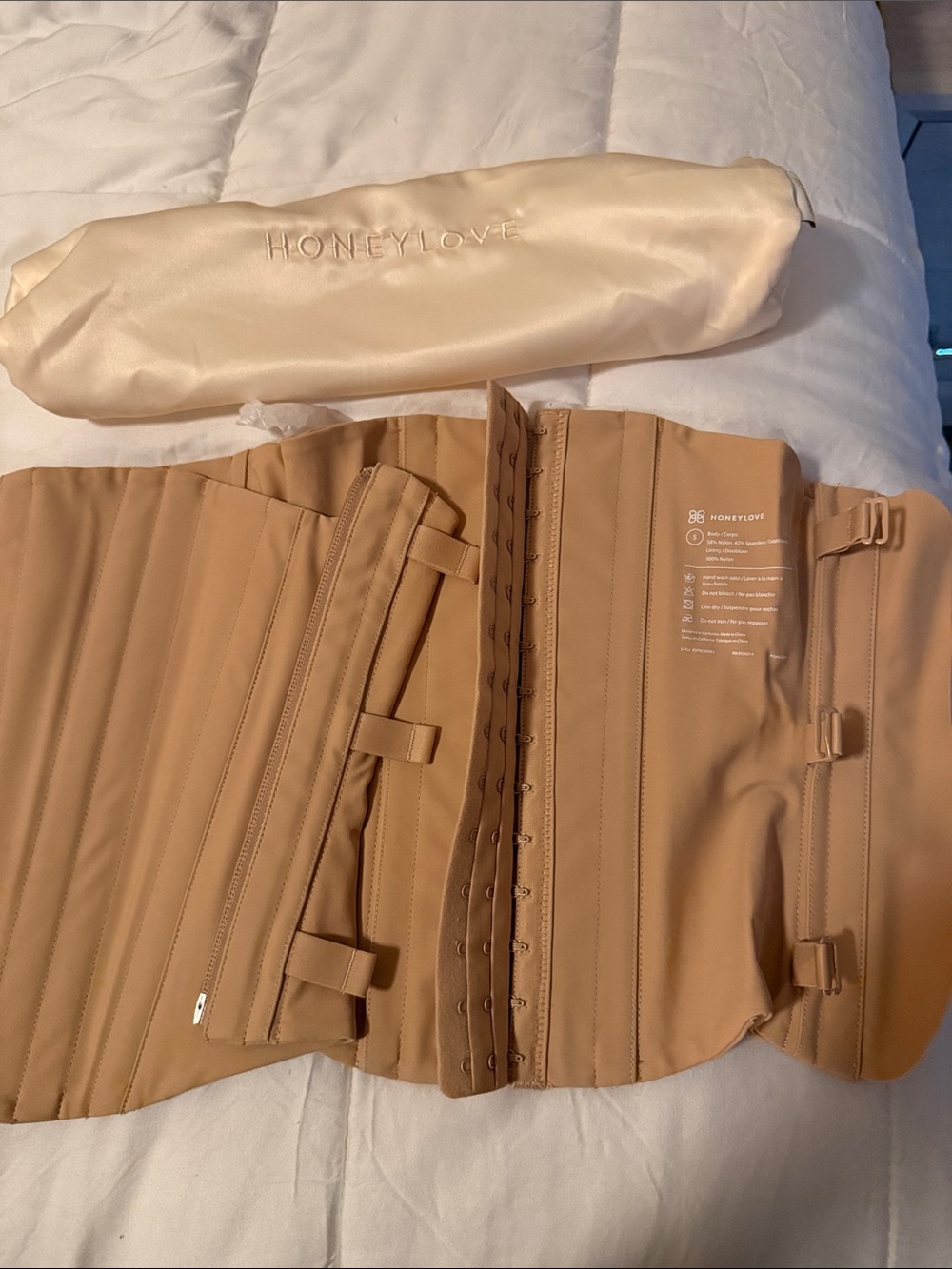 Honeylove Sculpting Waist corset in Beige Tan